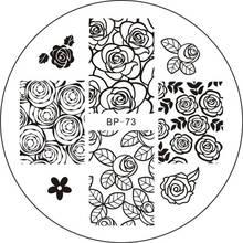 5Pcs Nail Stamping Plate Flower Heart  Star Round Template Nail Image Plate for Nail Art Stamp 2024 - buy cheap
