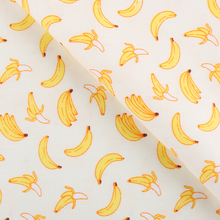 Nanchuang-tela de algodón de sarga con estampado de plátano para costura DIY, acolchado, almohada, cojín, Sábana, Material para bebés y niños, 100x160cm 2024 - compra barato