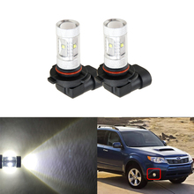 6500K ксеноновый белый светодиодный светильник, лампы для автомобиля DRL, противотуманная фара для вождения, Сменные лампы для Subaru Forester Impreza Outback Baja 2024 - купить недорого