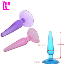 YUELV Mini Soft Silicone Anal Sex Toys Butt Plugs Jelly Anal Plug Real Feeling Dildo Adult Sex Products For Women Men Erotic Toy 2024 - buy cheap