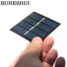 BUHESHUI 0.45W 2V Solar Cell Polycrystalline Solar Panel Solar Cell Panel DIY Solar Charger 58*58*3mm 2pcs/lot Free Shipping 2024 - buy cheap