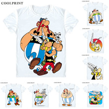 Asterix And Obelix T Shirt Asterix Graphic Awesome Streetwear Anime Custom Casual Cosplay T-Shirt Print Short Sleeve TShirt 2024 - buy cheap