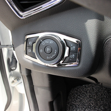 Наклейки из нержавеющей стали на крышку переключателя фары для Ford focus 3 MK3 MK4 KUGA Escape 2012 2013 mustang 2015 Mondeo Fusion 2013 2024 - купить недорого