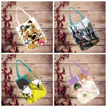 COOL Prince of Tennis Fashion Anime Foldable Handbag Canvas Shopping Bag Casual Shoulder Bags Customized Tote unisex New 2024 - buy cheap