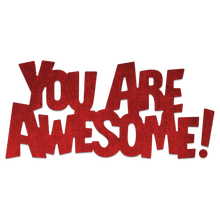 "You are awesome" Words Metal Cutting Dies For Scrapbooking DIY Paper Cards Decorative Embossing Christmas Dies New 2019 2024 - buy cheap