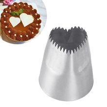 Stainless Steel Heart-shaped Cake Icing Piping Decorator Dessert Mold Shaping Baking Pastry Tools 2024 - buy cheap