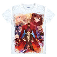 Camiseta do fate isiote noite, camiseta sabre archer, camisetas coloridas, acessórios do anime, camisetas femininas estampadas, cosplay do anime 2024 - compre barato