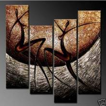 Large Size -love Song Elegant Modern Canvas Art for Wall Decor Home Decorations-abstract Oil Paintings for Wall Home Decor 4 pcs 2024 - buy cheap