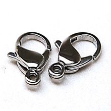 Quality Silver Tone Stainless Steel Lobster Claw Clasp 15*9*4mm 100pcs/Lot Stainless Slasp Lobster For Jewelry Making Finding 2024 - buy cheap