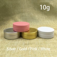 Free Shipping 10g Empty Aluminum Jar 10ml Pill Capsule Lip balm Batom Packing Cosmetic Cream Sample Bottles 100pcs 2024 - buy cheap