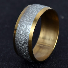 1 шт золотого цвета, кольца для мужчин и женщин, модные ювелирные изделия 316L, обручальное кольцо из нержавеющей стали nj199 2024 - купить недорого