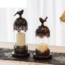 Candelero europeo con velas, accesorios románticos PARA CENA, candelabros, regalos Retro 2024 - compra barato