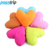 Cute Colorful Love Small Dog Pillow PP Cotton Padded Heart Shaped Pillow For Pet Toys Soft Plush Dog Bed Puppy Kennel Pillow 2024 - buy cheap