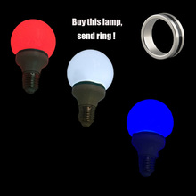 multicolor Magnet Control Magie Light magic finger  Bulb Lamp Magic trick & Magnet Ring Magic props 2024 - buy cheap
