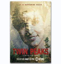 Hot New Twin Peaks 2017 TV series David Lynch-Silk Art Poster Wall Sticker Decoration Gift 2024 - buy cheap