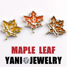 20 pçs/lote mix maple leaf flutuante charme para vidro flutuante medalhão pulseira jóias fazendo 2024 - compre barato