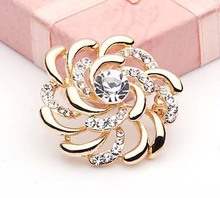 OneckOha Decorative Rhinestone Garment Accessories Birthday Gift Bridal Wedding Crystal Flower Brooch Pin 2024 - buy cheap