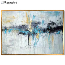 Newest Abstract Oil Painting on Canvas for Living Room Wall Decor 100% Hand Painted Modern Knife Abstract Hang Oil Painting 2024 - buy cheap