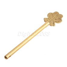 Hot Selling 1 Pc Brass/ Antique Key Bolt copper Chinese Style Hardware Fitting Butterfly Carved Brass Key Bolt 11.8*0.58cm 2024 - buy cheap
