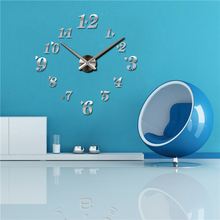 2019  Hot Sale Wall Clock Reloj De Pared Acrylic Mirror Clocks Modern Diy 3d Stickers Large Decorative Quartz Watch Living Room 2024 - buy cheap