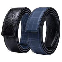 Luxury Cowskin Genuine Leather Belt no Buckle Designer Pin Buckle Mens Blue Leather Belt Body No Buckle H Buckle Leather Belts 2024 - buy cheap