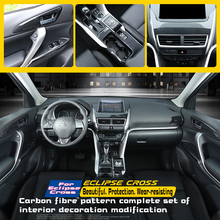 Acessórios automotivos para o interior do carro, funciona com painel decorativo do controle central ar-condicionado mitsubishi elipse, cruz 2024 - compre barato