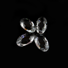 Lote de 10 unidades de pendientes de cristal con forma de aro, 63mm, colgante de araña de cristal para bricolaje, cadena de boda 2024 - compra barato