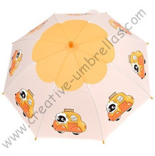 Детский зонтик, профессиональные зонты для изготовления, автоматический открытый. 8 мм металлический вал и рифленые ребра, безопасные и экологичные Детские Зонты 2024 - купить недорого