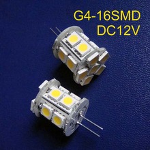 Alta calidad DC12V 5050 G4 luces led de cristal G4 Led luz decorativa 12Vdc G4 bombilla led GU4 luces LED envío gratis 20 unids/lote 2024 - compra barato