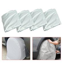 VODOOL 4Pcs Waterproof Car Truck RV SUV Tire Covers Aluminum Film Tire Sun Protectors Dustproof Sunproof Tire Cover Accessories 2024 - buy cheap