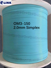 Cabo simcanal de fibra ótica 2000mm, 10 m wireless colorido para fibra ótica, fios elink de 2km/rolo ftth em cores aquáticas 2024 - compre barato