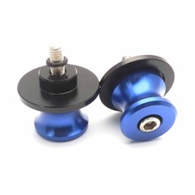 Carretes basculantes de aluminio CNC para motocicleta, tornillo de soporte deslizante M6 para Yamaha KAWASAKI, oro, plata, azul, rojo y negro, 2 uds. 2024 - compra barato