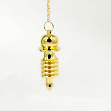 pendulum pendant male Dowsing Healing Pyramid spiritual Reiki pendulums for dowsing Charms Chakra Amulet gold rose gold Copper 2024 - buy cheap
