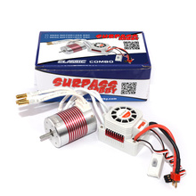 Platinum Waterproof 3650 4300KV Brushless Motor With 60A ESC Combo Suitable For 1:10 Rc Car Models 2024 - buy cheap