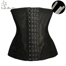 Corset Waist Trainer Plus Size Steel Boned Corset Steampunk Clothing Balck Sexy Corsets And Bustiers Goticos Woman Lace 2018 2024 - buy cheap