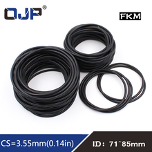 1PC Fluorine rubber Ring Black FKM O-ring Seal CS3.55mm ID71/73/75/77.5/80/82.5/85mm O Ring Gasket Oil Ring Fuel Sealing Washer 2024 - buy cheap