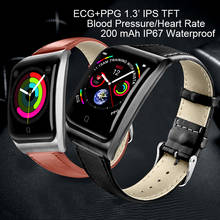 2019 blood pressure wrist band heart rate monitor PPG ECG smart bracelet IP68 sports watch Activit fitness tracker wristband 2024 - buy cheap