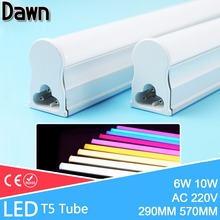 LED Tube T5 Light 30CM 60CM 220V~240V LED Fluorescent Tube LED T5 Tube Lamps 6W 10W Cold White Light Lampara Ampoule PVC Plastic 2024 - buy cheap
