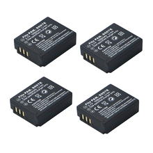 4Pcs CGA-S007E CGR-S007E Rechargeable Batteries for Panasonic Lumix DMC-TZ1 DMC-TZ1EB-S DMC-TZ1EG-K DMC-TZ1-A Camera 2024 - buy cheap