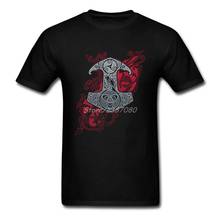 Vikings Odin T Shirt Short Sleeve Custom Men's Clothes Hiphop Camiseta Cotton Crewneck 3XL Harajuku Mens T Shirts 2024 - buy cheap