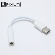 Type-C to 3.5mm Earphone cable Adapter usb 3.1 Type C USB-C male to 3.5 AUX audio female Jack for Xiaomi 6 Mi6 Letv 2 pro 2 max2 2024 - buy cheap