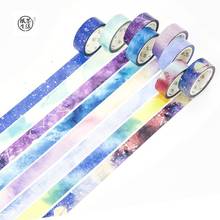 1.5cm*7m Starry star Rainbow Washi Tape Adhesive Tape DIY Scrapbooking Sticker Label Masking Tape 2024 - buy cheap