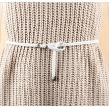 SALE Candy Color PU Knitted Women Belt Pin Buckle Female Thin Fashion  Ladies Braid Belt For Dress 2024 - buy cheap