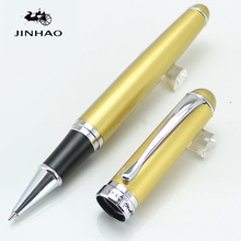 Ручка-роллер JINHAO 750, золотистая и серебристая, ручка, канцелярские принадлежности для офиса 2024 - купить недорого