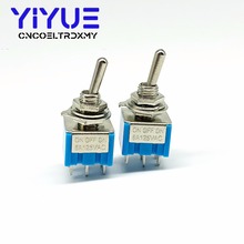 5pcs 3 Position MTS-203 6-Pin 6MM Mini SPDT ON-OFF-ON 6A 125VAC Mini Toggle Switch 2024 - buy cheap