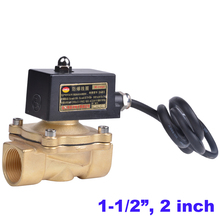 Explosion proof solenoid valve 1-1/2" 2 inch 24VDC 220V AC Normally close 2W400-40 2W500-50 large gas minera valve 2024 - buy cheap