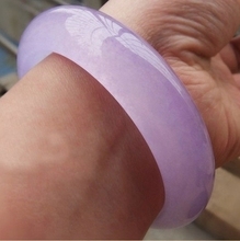 Pulsera de jade púrpura hecha a mano, bonita, China 2024 - compra barato