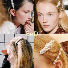 Pearl Hair Clip for Fashion Women Elegant Korean Design Snap Barrette Stick Hairpin Hair Styling Accessories Drop shipping 2024 - buy cheap