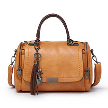 2018 vintage luxury handbags women bag designer high quality leather shoulder bags Casual tassel crossbody bag ladies hand bags 2024 - buy cheap