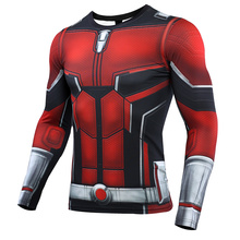 S-4XL 3D Printed T shirts Men Compression Shirt Cosplay Costume Halloween Clothing Long Sleeve Tops For Male 2024 - buy cheap